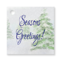 Cadeau de Noël Scène de neige