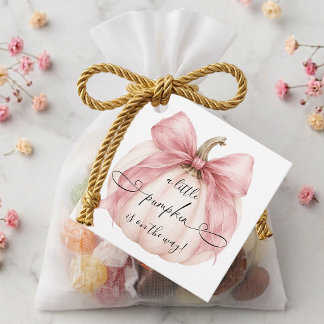 Étiquettes Cadeau Cadeau de remerciement de Baby Shower pour petite