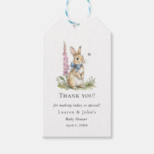 Étiquettes-cadeau Cadeau de remerciement pour Baby Shower de lapin m
