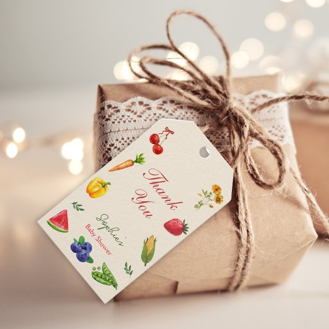 Étiquettes-cadeau Cadeau de remerciement pour Baby Shower de produit (Créateur téléchargé)