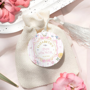 Étiquettes Cadeau Cadeau de remerciement pour Baby Shower Fille avec