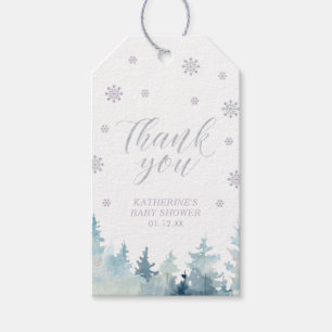 Étiquettes-cadeau Cadeau de remerciement pour Baby Shower Pays des m
