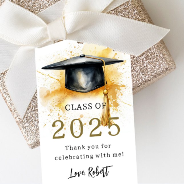 Étiquettes-cadeau Cadeau pour la promotion de 2025 (Créateur téléchargé)