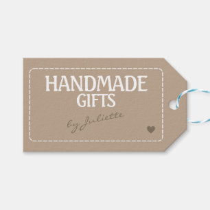 Étiquettes-cadeau Cadeaux artisanaux Rustique Kraft Merci Tags