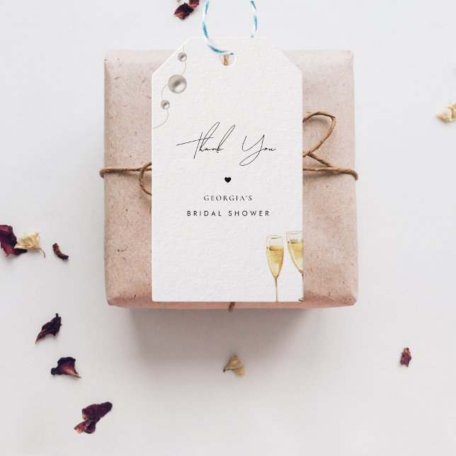 Étiquettes-cadeau Cadeaux de remerciement élégants pour un mariage a (Créateur téléchargé)