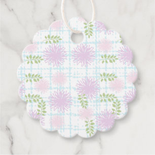 Étiquettes Cadeau Cadeaux floraux pastel Tage