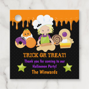 Étiquettes Cadeau Cadeaux Halloween Fait maison pour une fête d'Hall