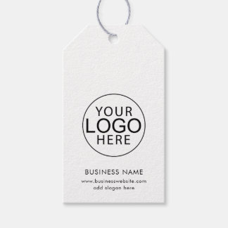 Étiquettes-cadeau Cadeaux personnalisés avec logo d'entreprise