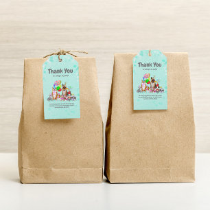 Étiquettes-cadeau Cadeaux pour l'anniversaire de chiens mignons Célé