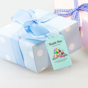 Étiquettes-cadeau Cadeaux pour l'anniversaire de chiens mignons Célé