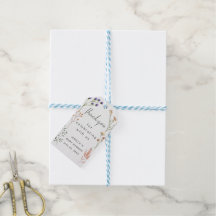 Cadre Floral de Fleur Sauvage Boho Remerciement Ba
