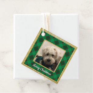 Étiquettes Cadeau Cadres photo pour animaux domestiques de Noël pers