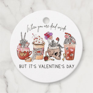 Étiquettes Cadeau Café Valentines Saint Valentin