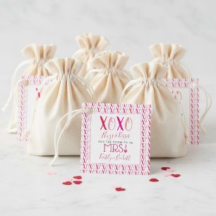 Étiquettes Cadeau Câlins & Bisous (XOXO) Saint-Valentin Enterrement