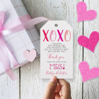 Câlins & Bisous (XOXO) Saint-Valentin Enterrement