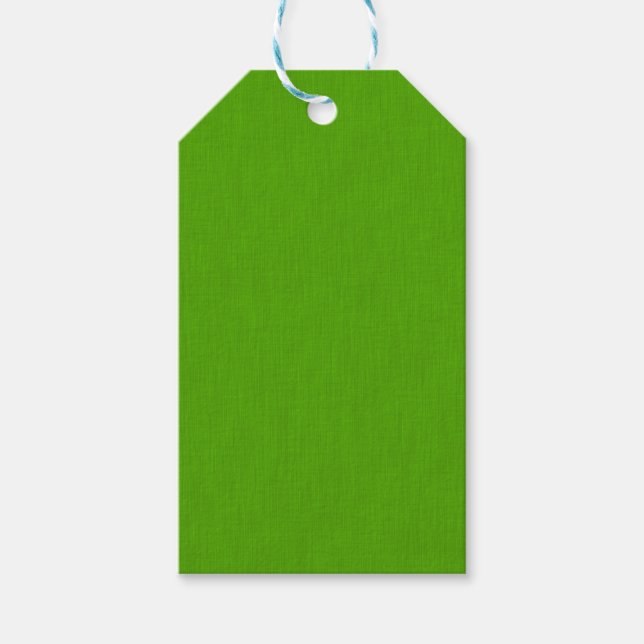 Étiquettes-cadeau Calm & simple lime green textured background  (Devant)
