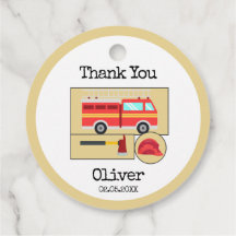 Camion feu rouge | Garçons Anniversaire Thématique