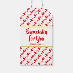 Étiquettes-cadeau CANADA Christian Custom PARTICULIÈREMENT POUR VOUS