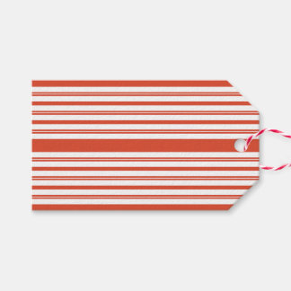 Étiquettes-cadeau Candy Cane Chorus-Stripe-Horizontal