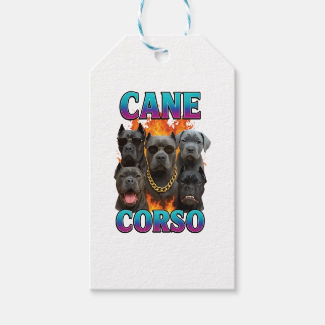 Étiquettes-cadeau Cane Corso (Devant)