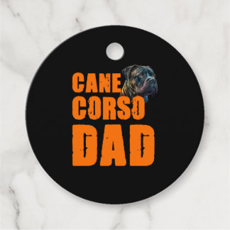Étiquettes Cadeau Cane Corso Papa pour un propriétaire de Cane Corso