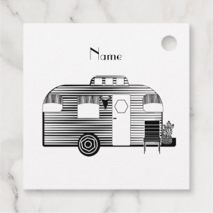 Étiquettes Cadeau Caravane Camper Traveller Thunder_Cove