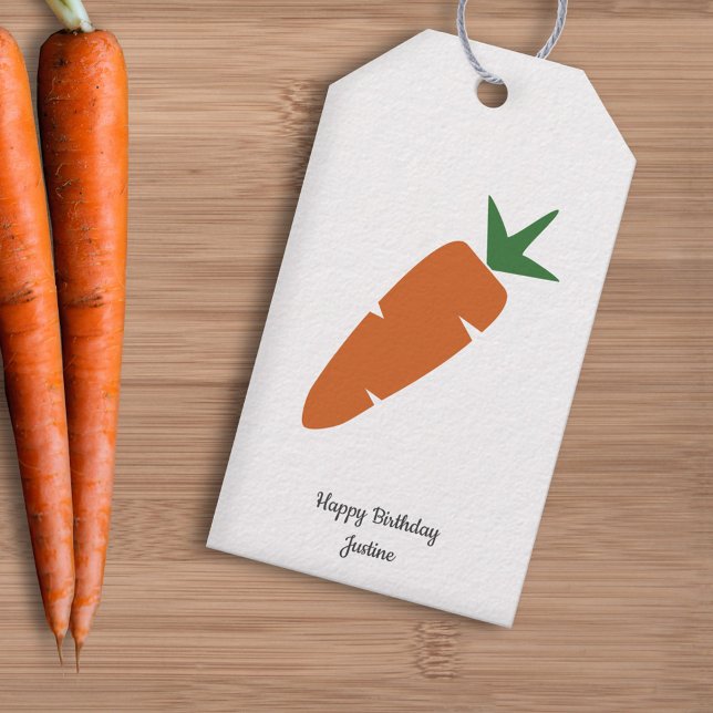 Étiquettes-cadeau Carotte (Carrot Gift Tag)