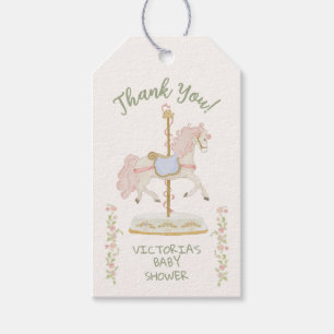 Étiquettes-cadeau Carousel Merry-go-round