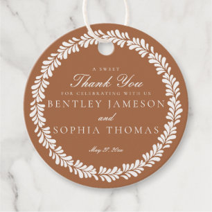 Étiquettes Cadeau Carreau de Talavera en argile Mariage espagnol Fie