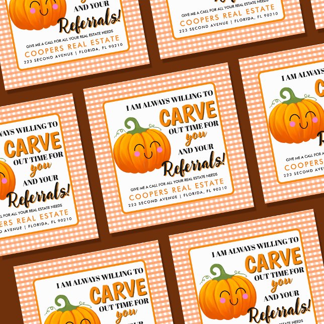 Étiquettes Cadeau carte de recommandation de clientèle pour la fête  (Créateur téléchargé)