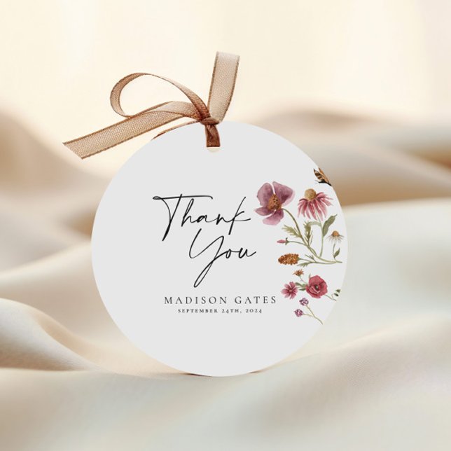 Étiquettes Cadeau Carte de remerciement pour Baby Shower  (Créateur téléchargé)