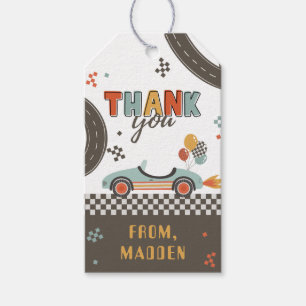 Étiquettes-cadeau Carte de remerciements automobile