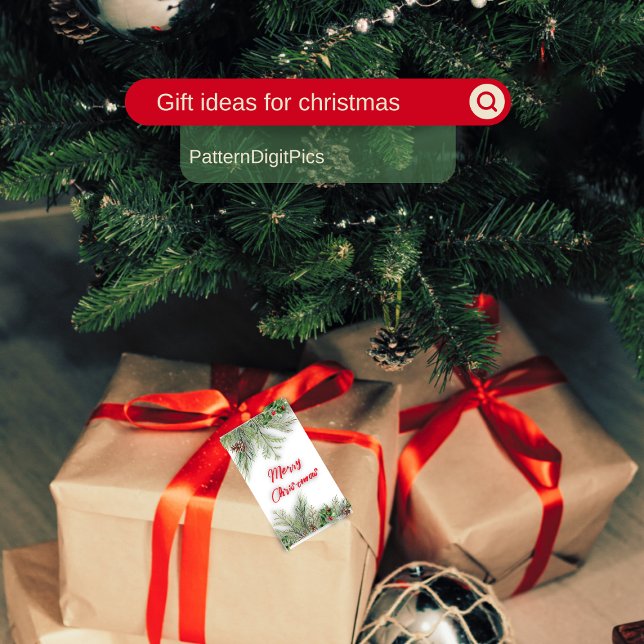 Étiquettes-cadeau Carte de vœux de Noël Décoration de maison (Créateur téléchargé)