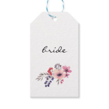 Carte d'évaluation Mariage Fleur sauvage aquarelle