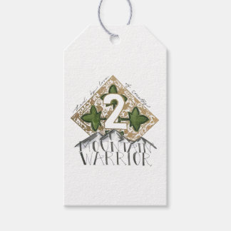Étiquettes-cadeau carte militaire 4ID de Fort Carson