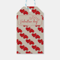 Carte romantique Saint-Valentin | Motif de Red Hea