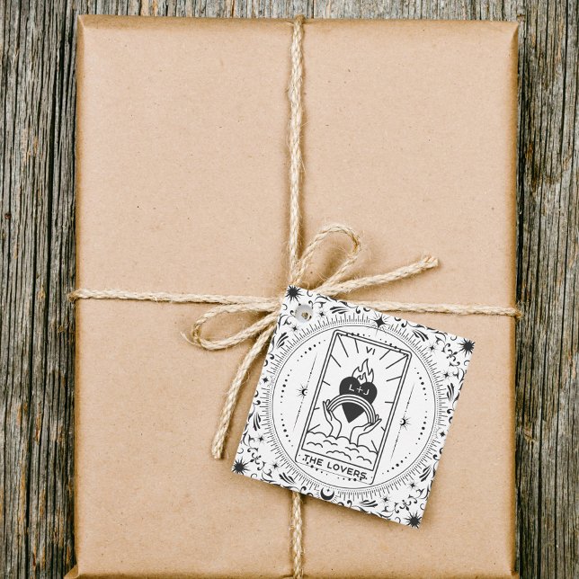 Étiquettes Cadeau Cartes Tarot | Enterrement de Vie de Jeune Fille | (Créateur téléchargé)