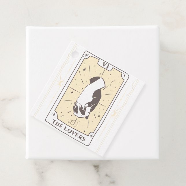 Étiquettes Cadeau Cartes Tarot | FÊTE DES MARIÉES | MARIAGE | Neutre (En situation)