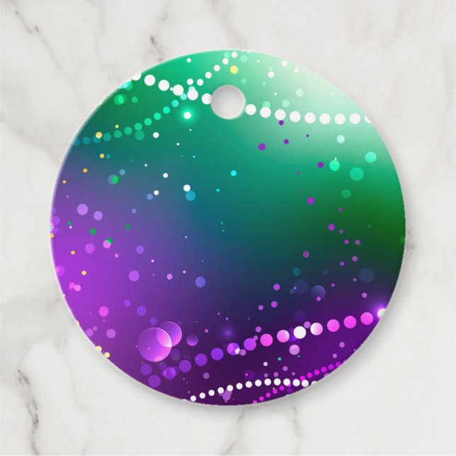 Étiquettes Cadeau Carthagène Solive Purple (Devant)