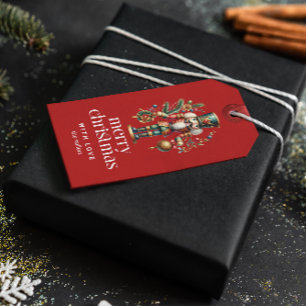Étiquettes-cadeau Casse-noisette festive de Noël