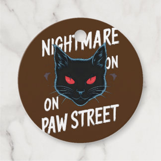 Étiquettes Cadeau Cauchemar noir