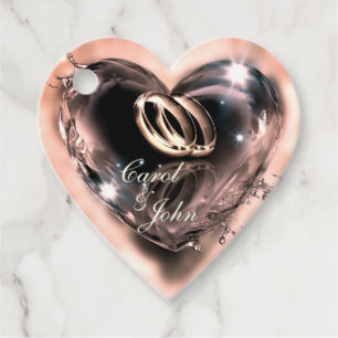 Étiquettes Cadeau Ce que Dieu a mis ensemble Mariage (Argent)