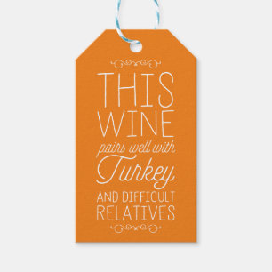 Étiquettes-cadeau Ce vin appareille bien avec…