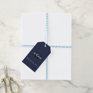 Étiquettes-cadeau Célébrez avec un Joyeux Anniversaire personnalisé