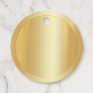 Étiquettes Cadeau Cercle de Modèle de couleur blanche à l'apparence
