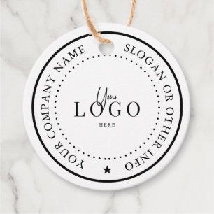 Étiquettes Cadeau Cercle personnalisé Kraft de 2 pouces