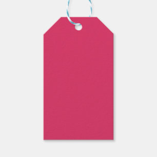 Étiquettes-cadeau cerise couleur