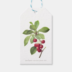 Étiquettes-cadeau Cerises pour vous