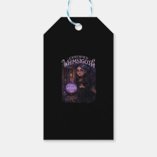Étiquettes-cadeau Certifié Whimsigoth Sorcière Broom Closet Classic
