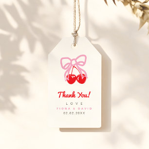 Étiquettes-cadeau C'est la cerise sur le gâteau baby shower